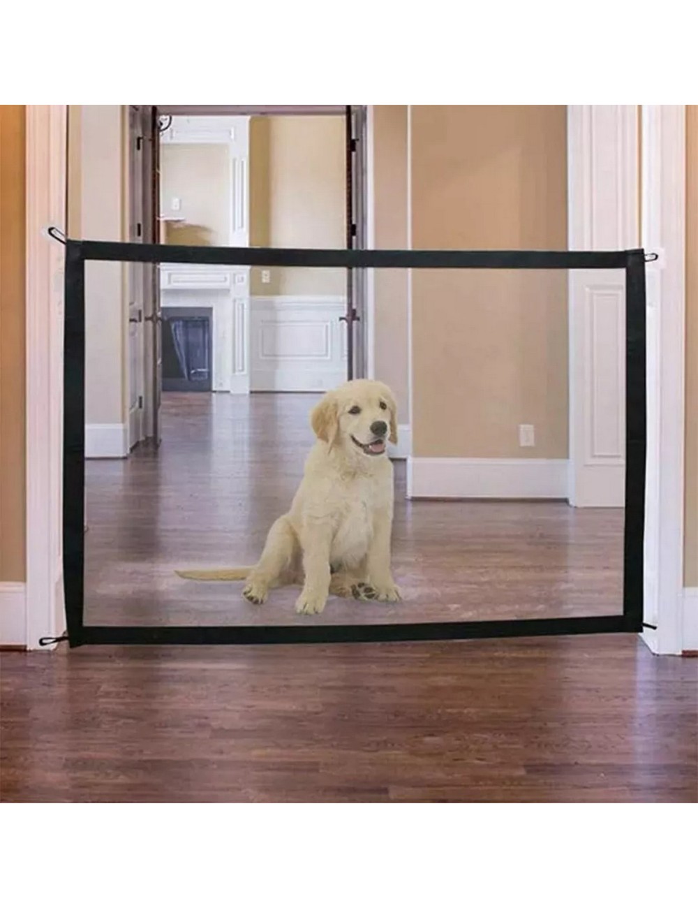 Puerta Para Perros, Mascotas Y Bebes Malla Interior