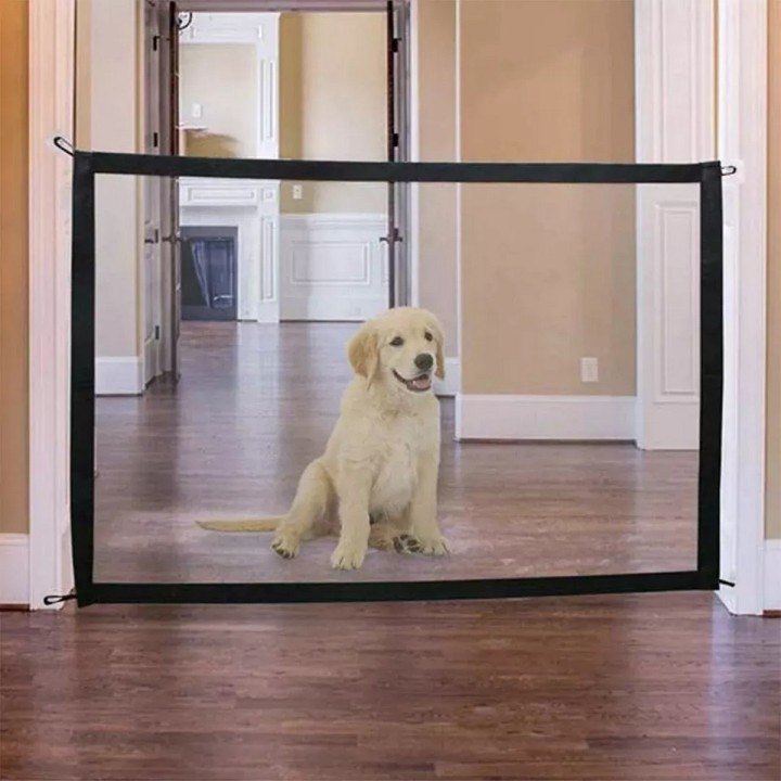 Puerta Para Perros, Mascotas Y Bebes Malla Interior