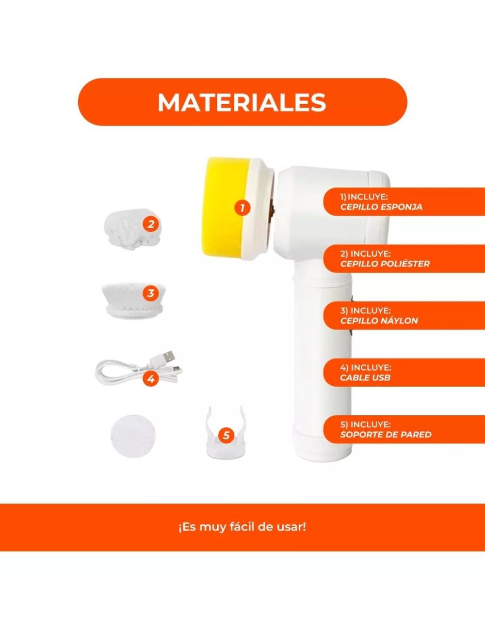 Cepillo Electrico Recargable