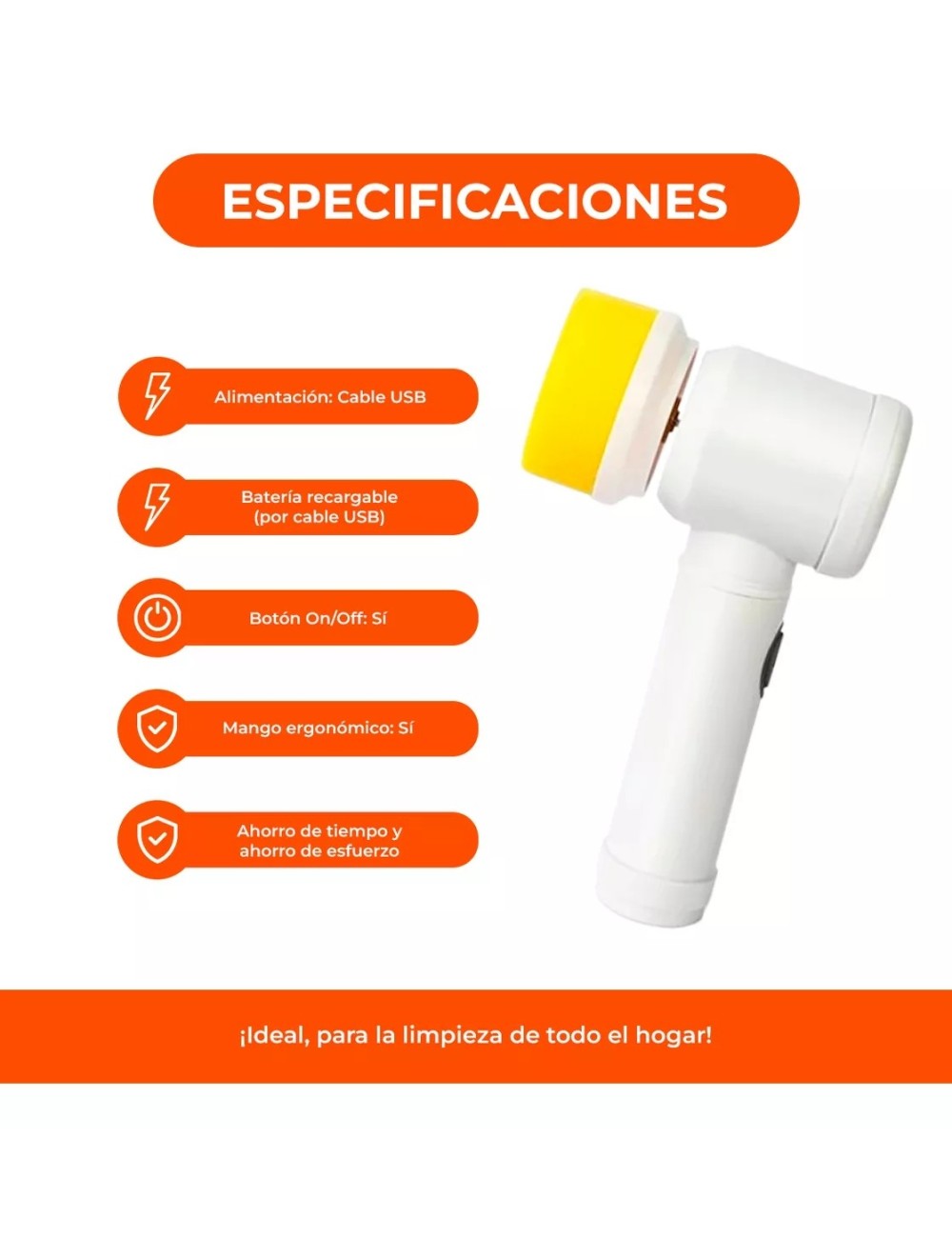 Cepillo Electrico Recargable