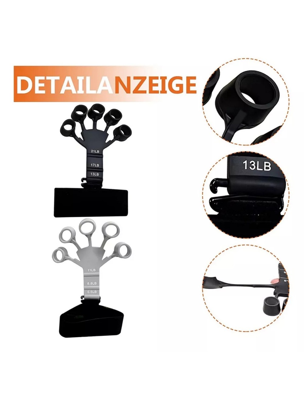 Banda Elastica Fortalecimiento Mano Dedos Resistencia