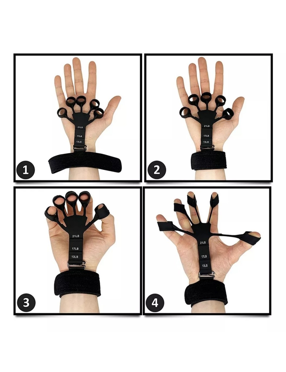 Banda Elastica Fortalecimiento Mano Dedos Resistencia