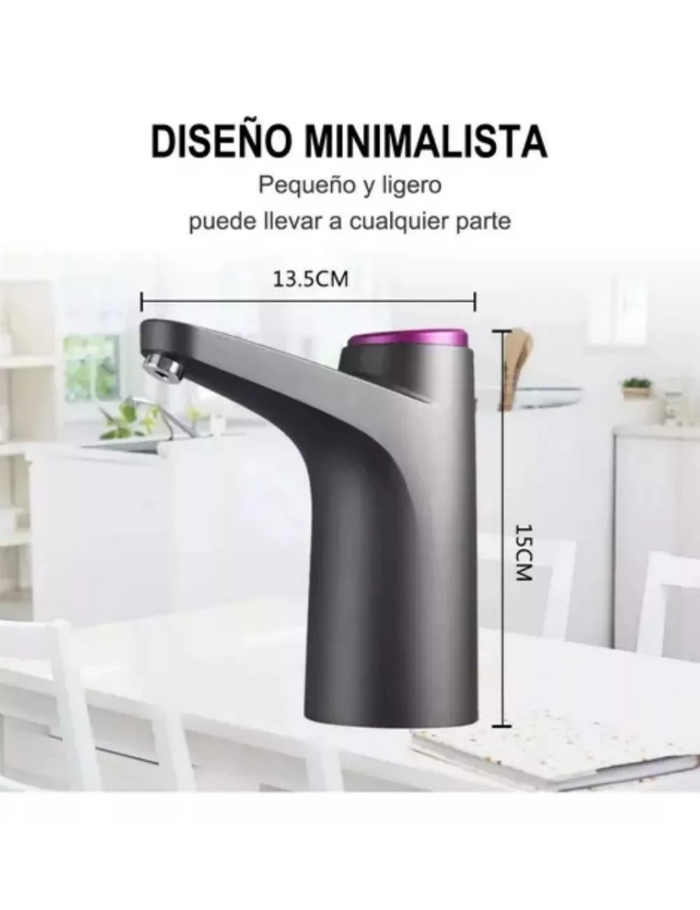Dispensador Botellon Agua Recargable Bidon Garrafon Hogar