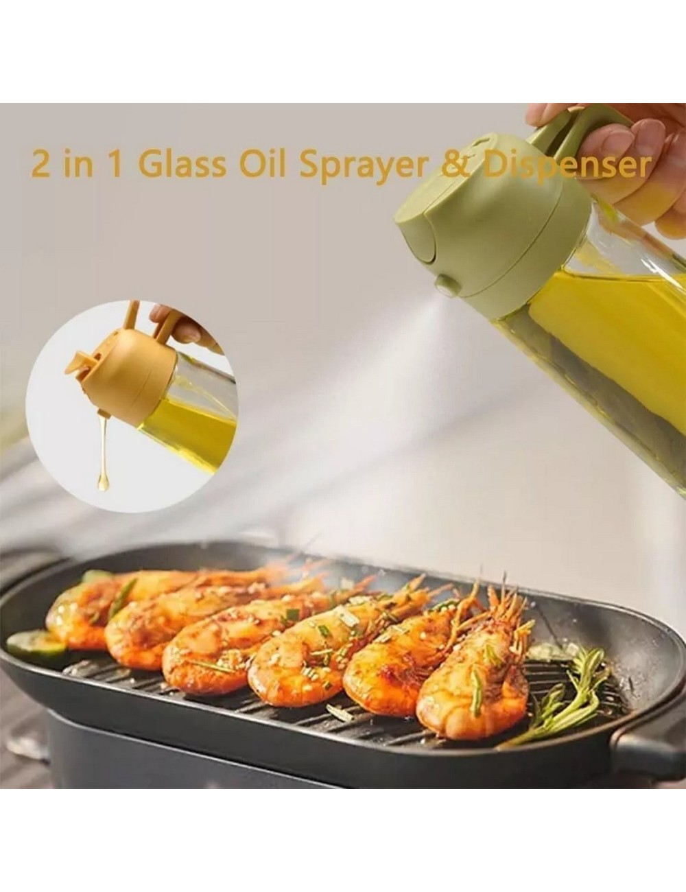 Botella Dispensadora Aceite Para Cocina, Dispensador Aceite