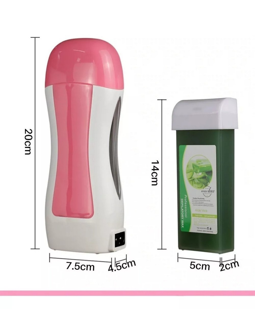 Depilador De Cera Electrico Calentador Cera Roll-on Maquina