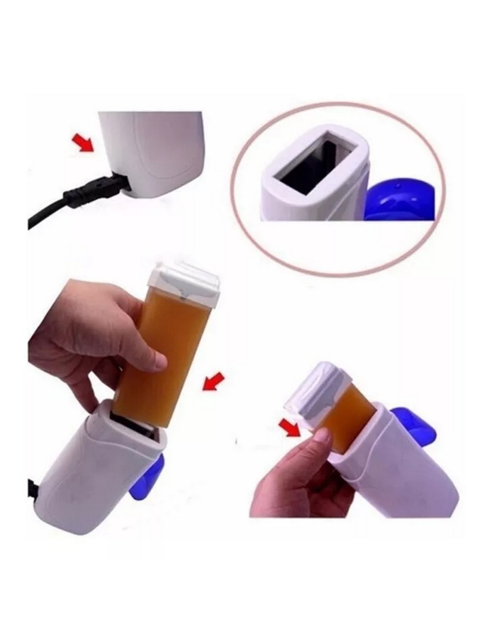 Depilador De Cera Electrico Calentador Cera Roll-on Maquina