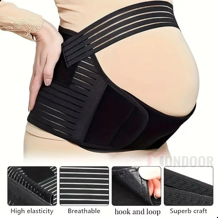 Fajas Maternidad Elástico Ajustable Cinturón Lumbar Prenatal