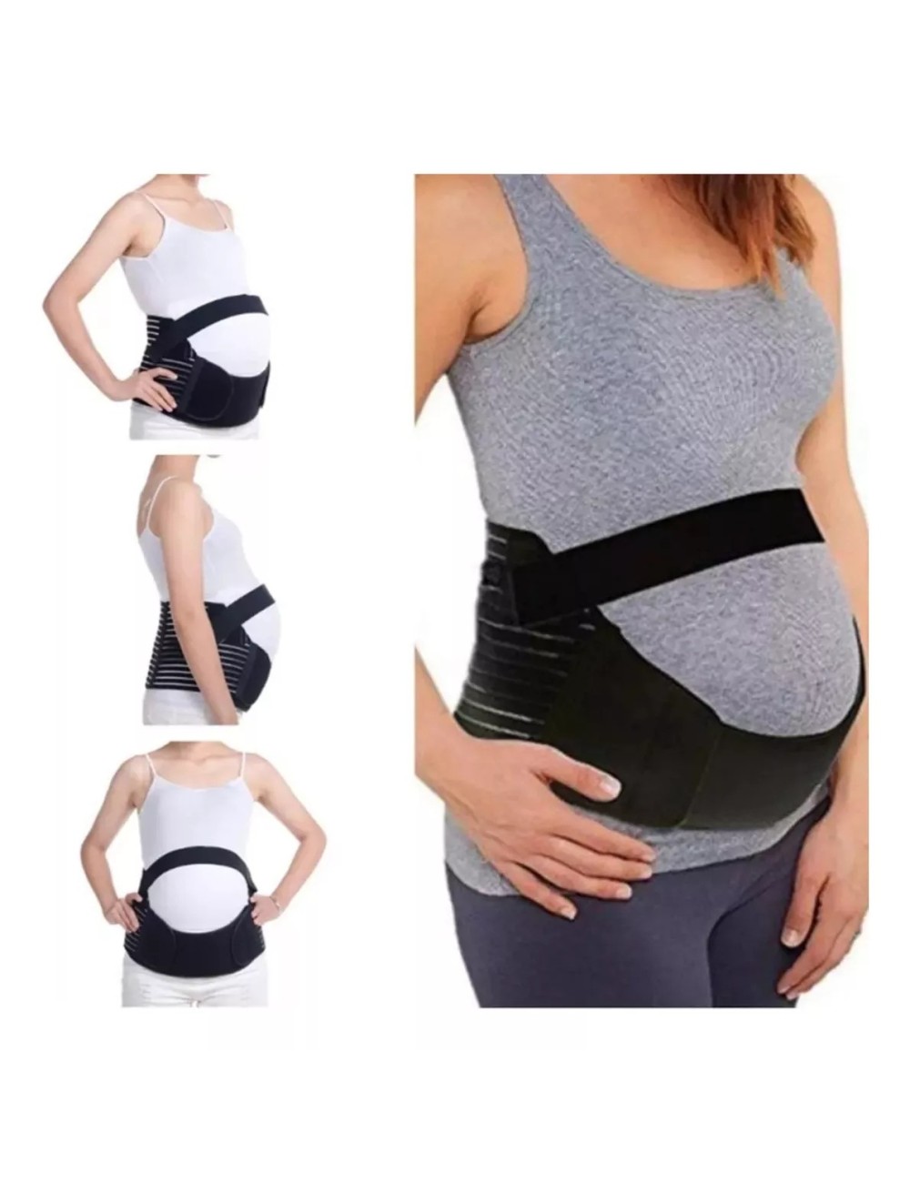 Fajas Maternidad Elástico Ajustable Cinturón Lumbar Prenatal