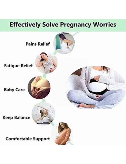 Fajas Maternidad Elástico Ajustable Cinturón Lumbar Prenatal