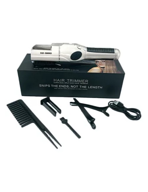 Maquina Quita Horquilla Recargable Profesional Portátil