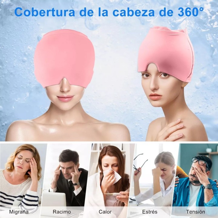 Gorro De Gel Para Aliviar El Dolor De Cabeza Y La Migraña