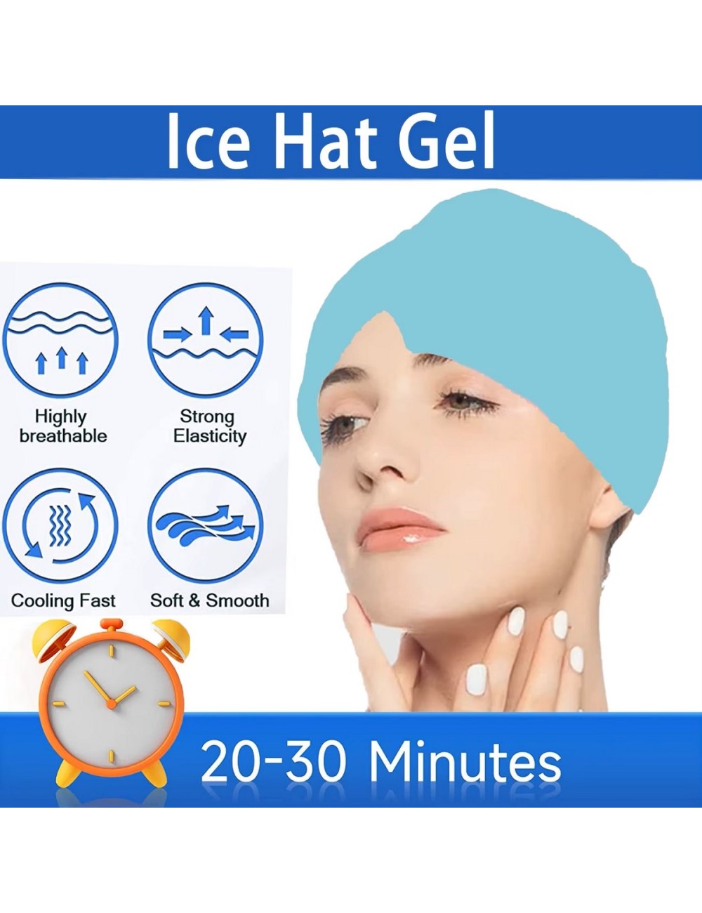 Gorro De Gel Para Aliviar El Dolor De Cabeza Y La Migraña