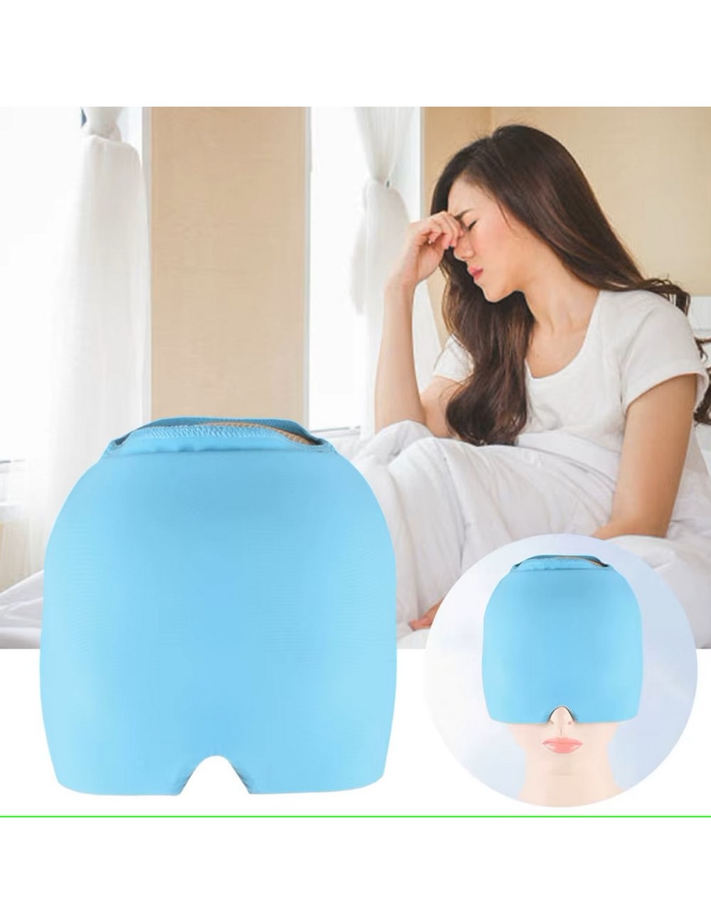 Gorro De Gel Para Aliviar El Dolor De Cabeza Y La Migraña