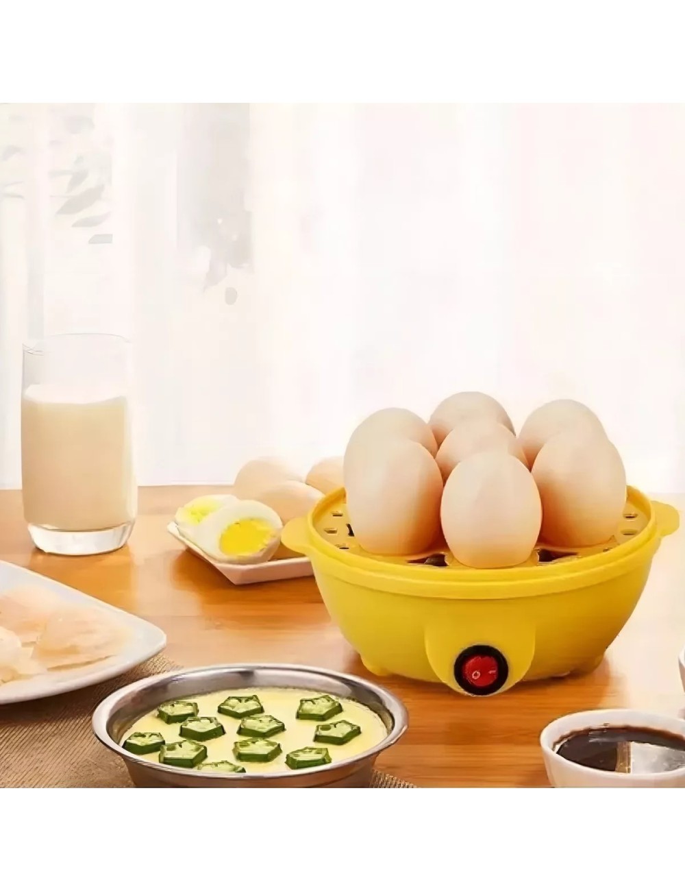 Gallina Hervidor De Huevos Eléctrica 7 Huevos