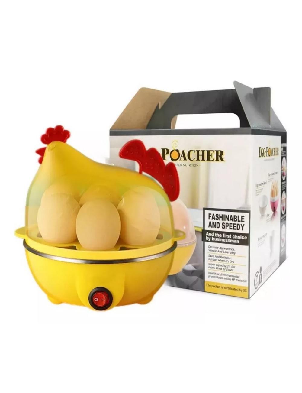 Gallina Hervidor De Huevos Eléctrica 7 Huevos