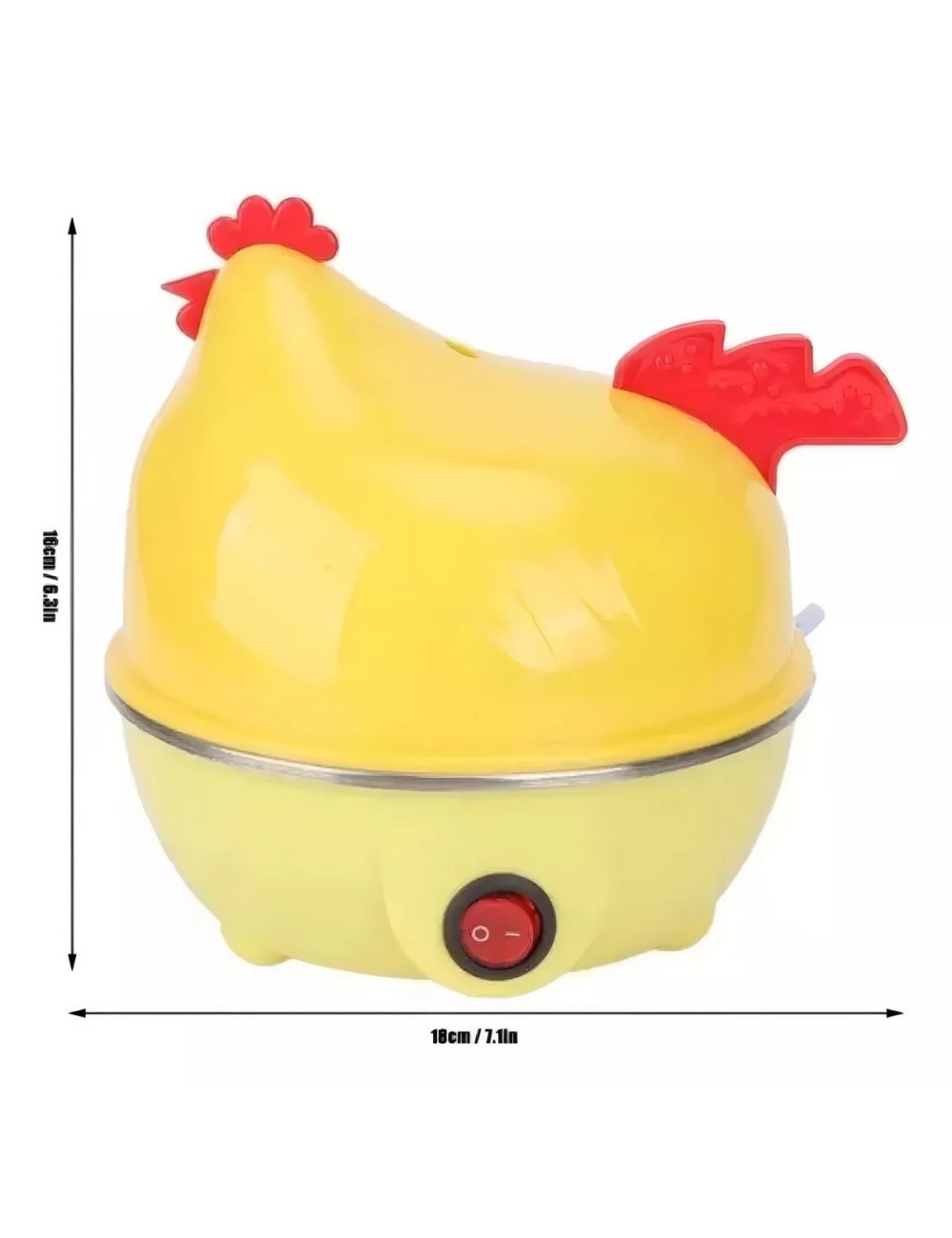 Gallina Hervidor De Huevos Eléctrica 7 Huevos