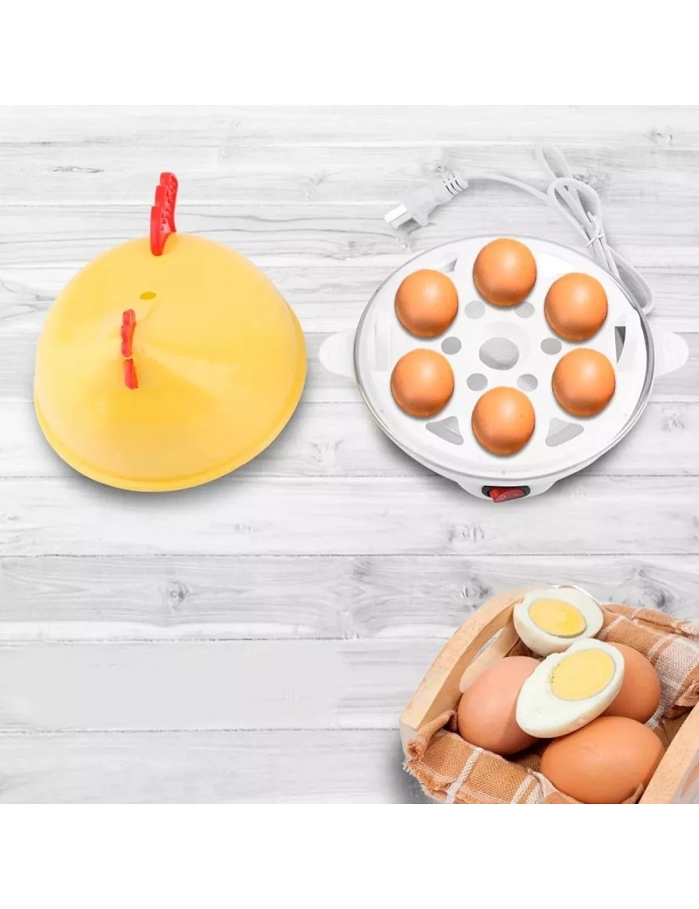 Gallina Hervidor De Huevos Eléctrica 7 Huevos