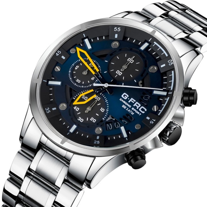 Reloj G-force H4230g Cronografo Funcional Acero + Estuche