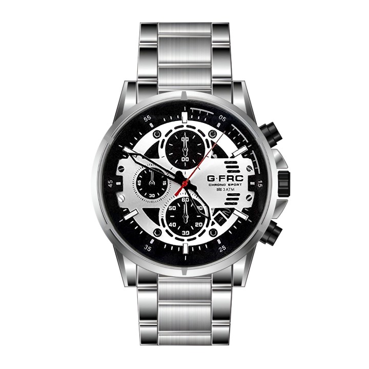 Reloj G-force H4230g Cronografo Funcional Acero + Estuche
