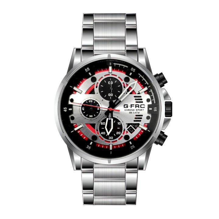 Reloj G-force H4230g Cronografo Funcional Acero + Estuche