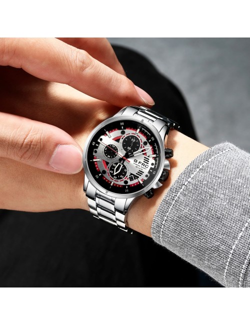 Reloj G-force H4230g Cronografo Funcional Acero + Estuche