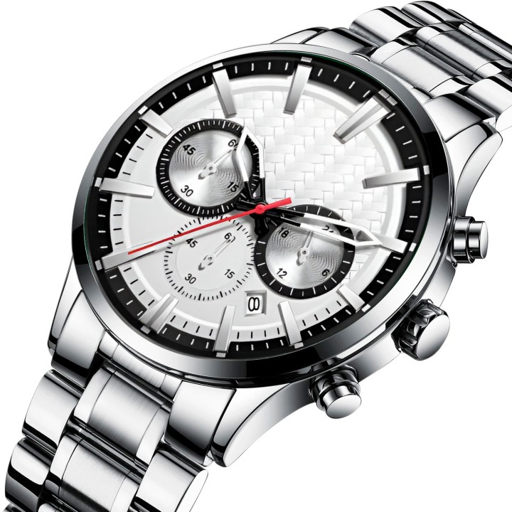 Reloj G-force H4239g Cronografo Funcional Acero + Estuche