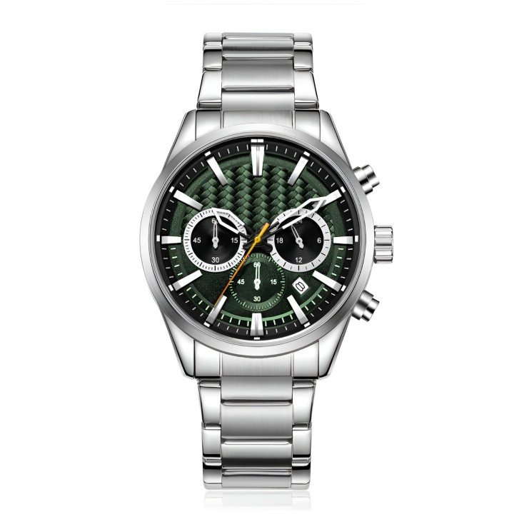 Reloj G-force H4239g Cronografo Funcional Acero + Estuche