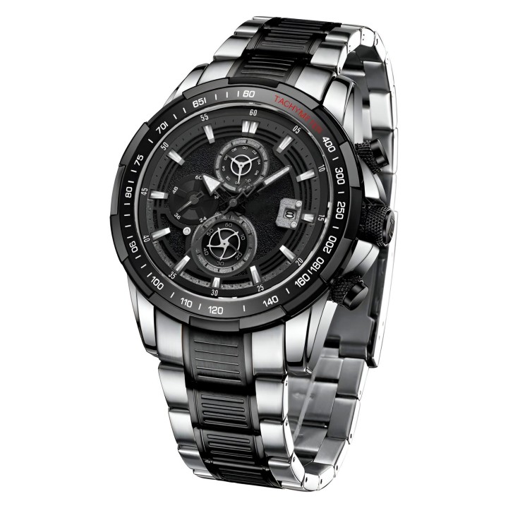 Reloj G-force Gf8033 Cronografo Funcional Acero + Estuche | Dayoshop