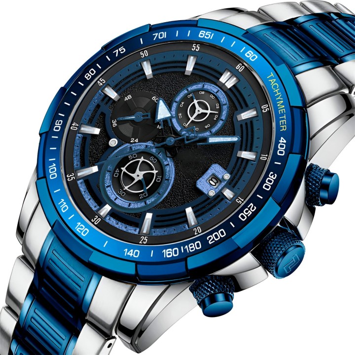 Reloj G-force Gf8033 Cronografo Funcional Acero + Estuche | Dayoshop