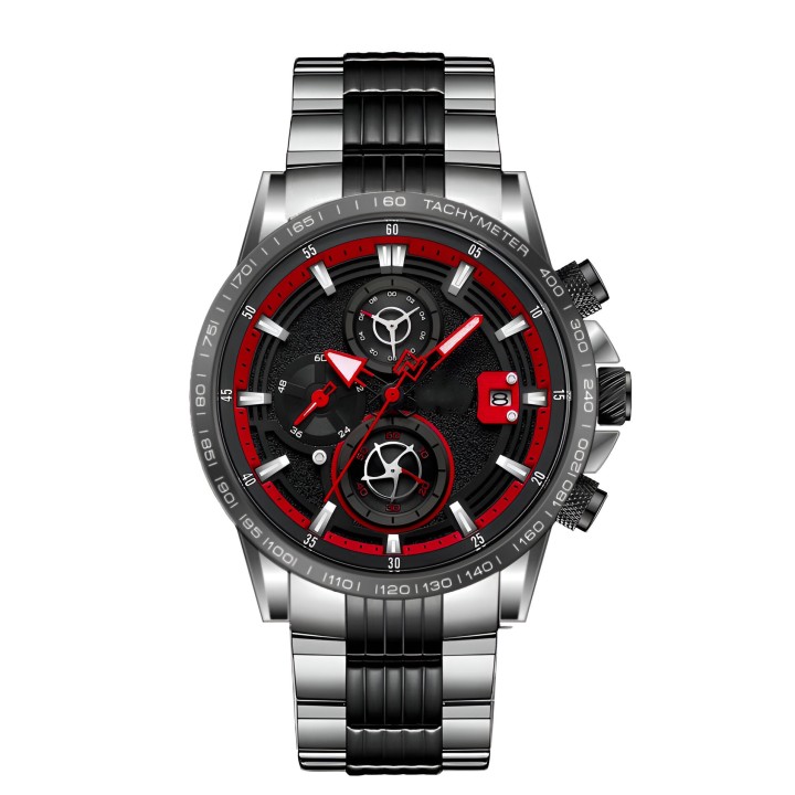 Reloj G-force Gf8033 Cronografo Funcional Acero + Estuche | Dayoshop