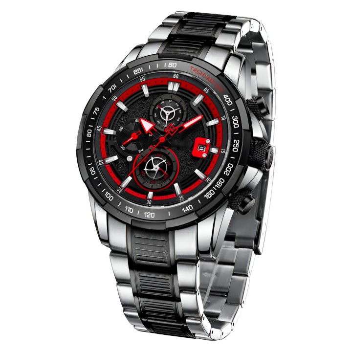 Reloj G-force Gf8033 Cronografo Funcional Acero + Estuche | Dayoshop