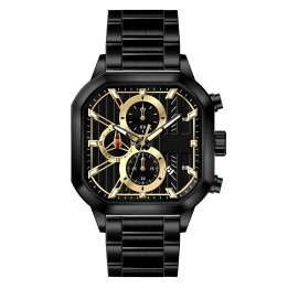 Reloj G-force H4233g Cuadrado Cronografo Funcional + Estuche