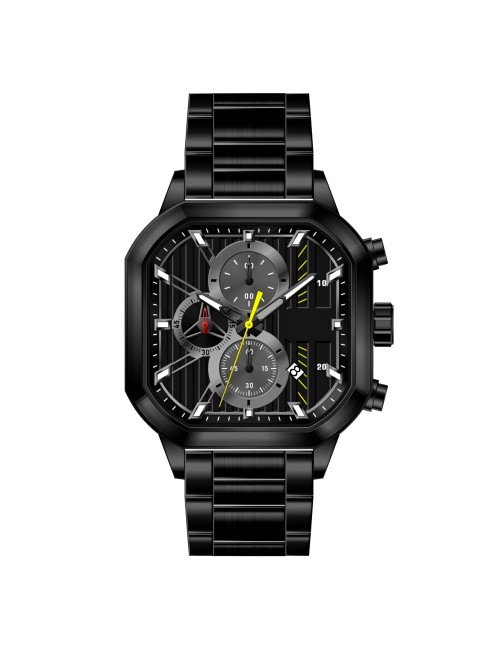 Reloj G-force H4233g Cuadrado Cronografo Funcional + Estuche