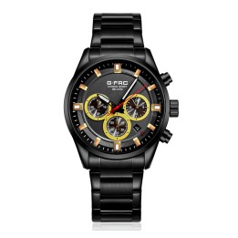 Reloj G-force H4235g Cronografo Funcional Acero + Estuche