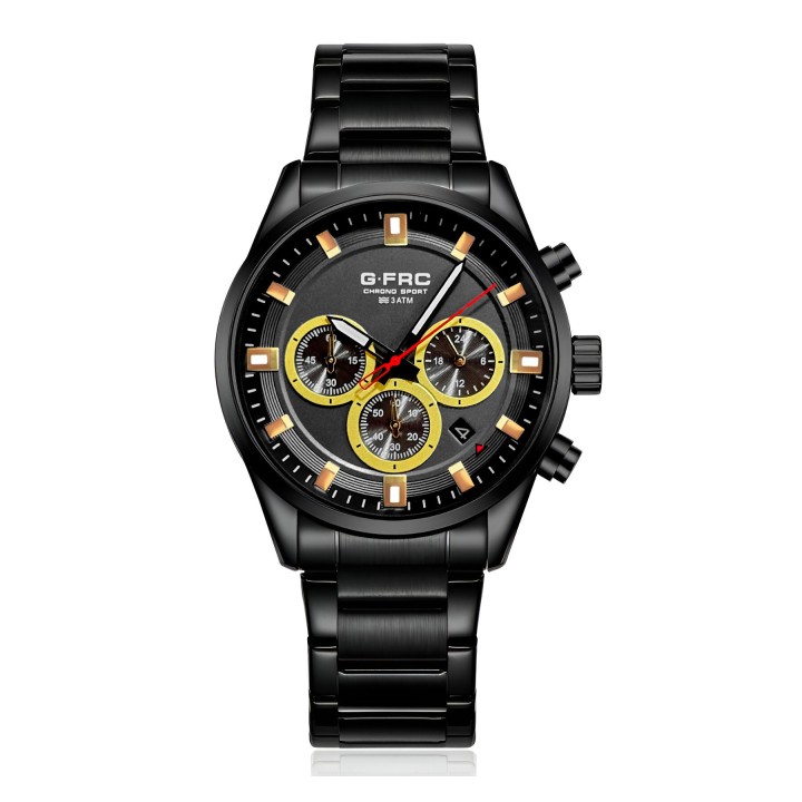 Reloj G-force H4235g Cronografo Funcional Acero + Estuche