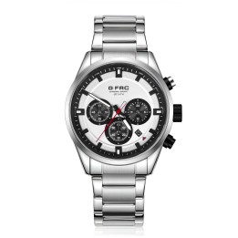 Reloj G-force H4235g Cronografo Funcional Acero + Estuche