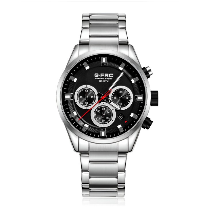 Reloj G-force H4235g Cronografo Funcional Acero + Estuche