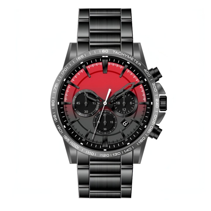 Reloj G-force H4231g Cronografo Funcional Acero + Estuche