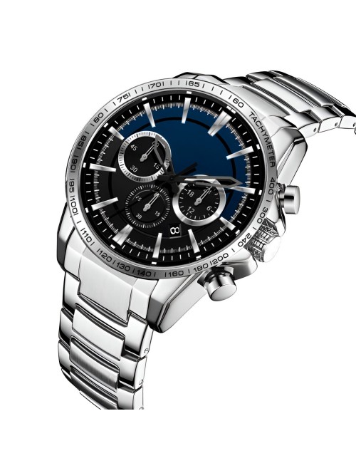 Reloj G-force H4231g Cronografo Funcional Acero + Estuche