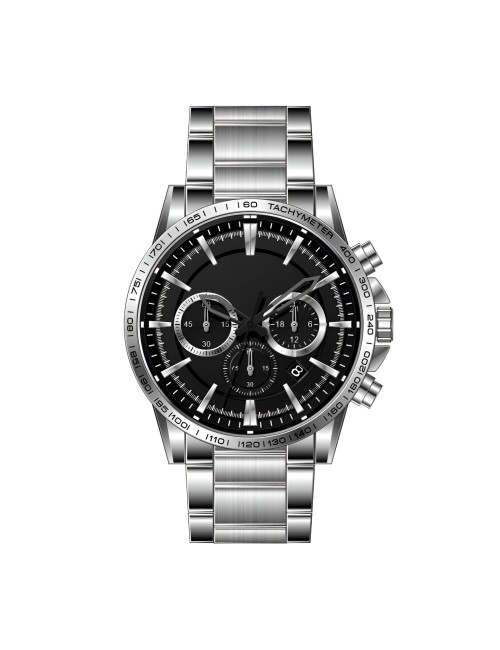 Reloj G-force H4231g Cronografo Funcional Acero + Estuche