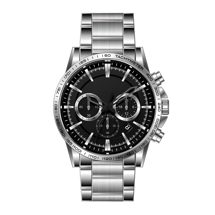 Reloj G-force H4231g Cronografo Funcional Acero + Estuche