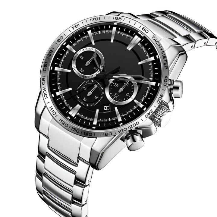 Reloj G-force H4231g Cronografo Funcional Acero + Estuche