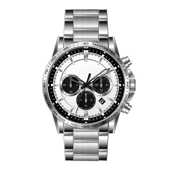 Reloj G-force H4231g Cronografo Funcional Acero + Estuche