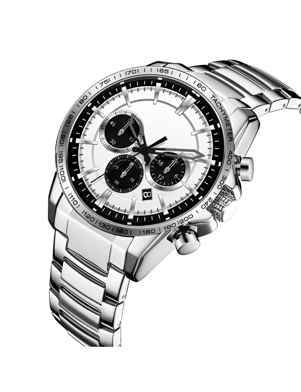 Reloj G-force H4231g Cronografo Funcional Acero + Estuche