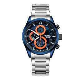 Reloj G-force H4237g Cronografo Funcional Acero + Estuche