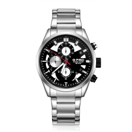 Reloj G-force H4237g Cronografo Funcional Acero + Estuche