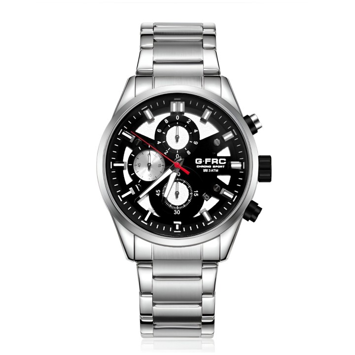 Reloj G-force H4237g Cronografo Funcional Acero + Estuche