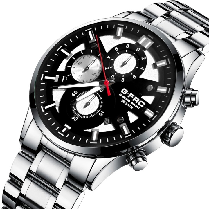 Reloj G-force H4237g Cronografo Funcional Acero + Estuche