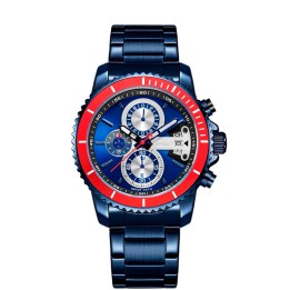 Reloj G-force H3843g Cronografo Funcional Acero + Estuche