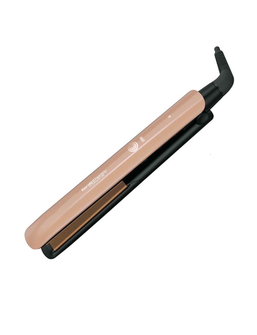 Plancha Para Cabello Keratina Y Aceite Argan Control Termico